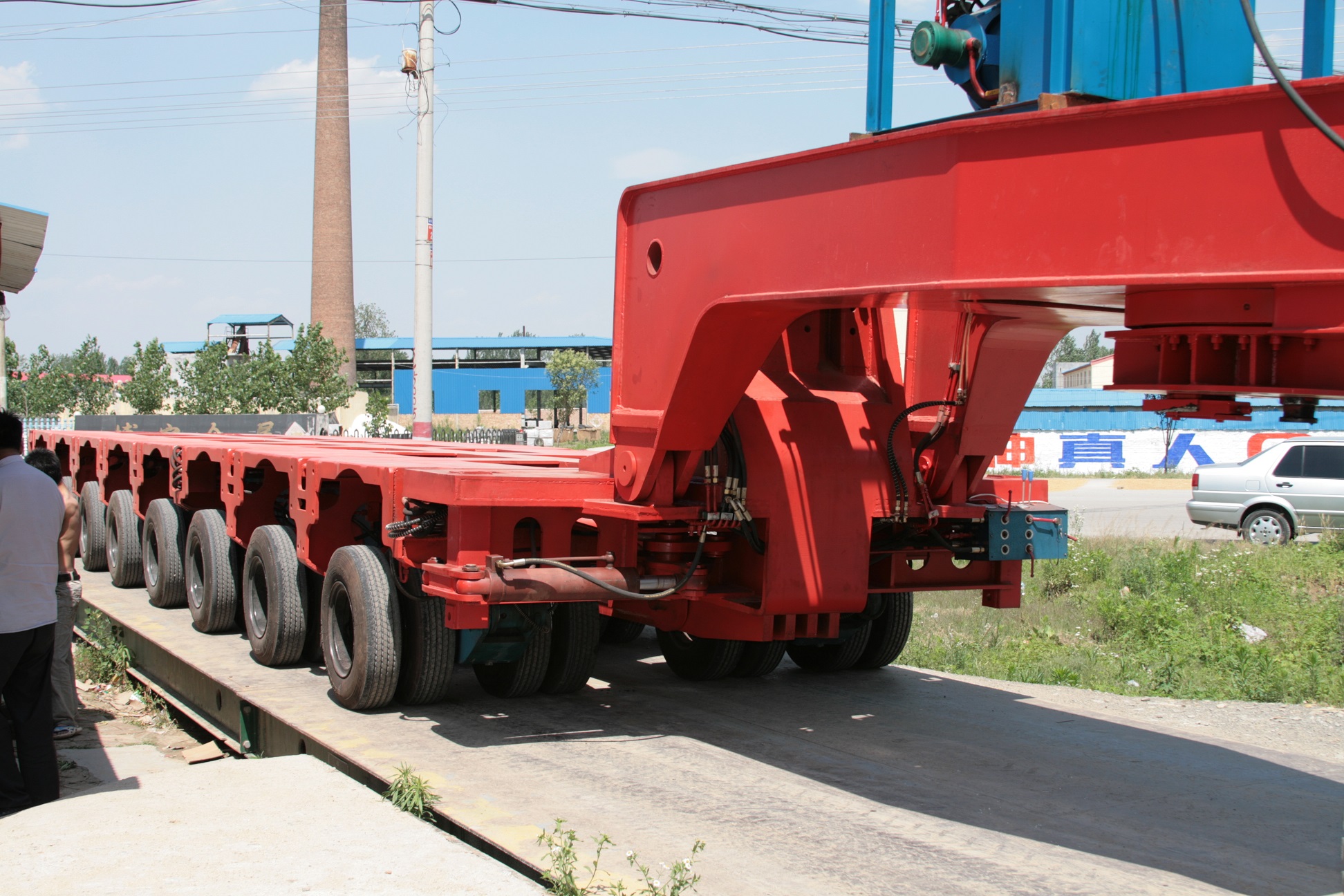 Juyuan Trailer OE NO. Multi Axles Hydraulic Modular Trailer for Construction Equipment