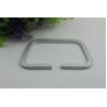 Buy cheap Bag accessories nickel color plated metal square ring handbag handle from wholesalers