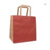 Buy cheap CMYK Solid Color Plain Kraft Paper Gift Bags Eco Friendly Paper Bags 190gsm from wholesalers