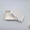 Buy cheap Restaurant Eco Friendly Disposable Bento Box Biodegradable Oilproof from wholesalers