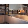 Buy cheap 2800mm Modern Aluminum Door Dark Brown Modern Kitchen Cabinets from wholesalers