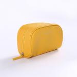 Custom Leather Toiletry Bags Dopp Kit For Women / Leather Cosmetic Bags