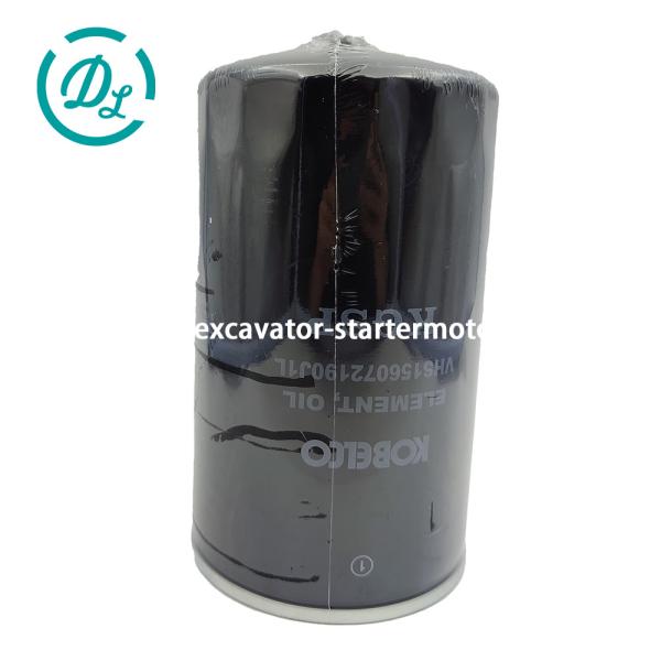 Buy cheap VHS156072190J1L Excavator Oil Filter 15607-2190 Kobelco SK200-8 from wholesalers