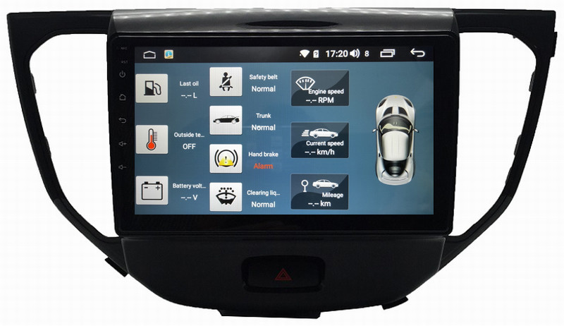 Ouchuangbo car audio radio gps for FAW R7 support BT MP3 mirror link android 8.1 OS 4+64
