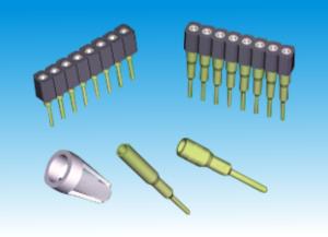 China Functional Marchined Single Row Pin Header 1.778mm DIP 3.0A Current Rating on sale