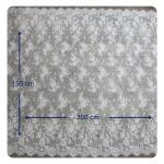Buy cheap 100 Nylon Swiss Voile Chantilly Lace , Customized French Lace Fabric from wholesalers