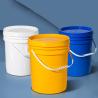 Buy cheap 20L Plastic Bucket With Spout Cap For Industrial Raw Material Chemical Powders Storage from wholesalers