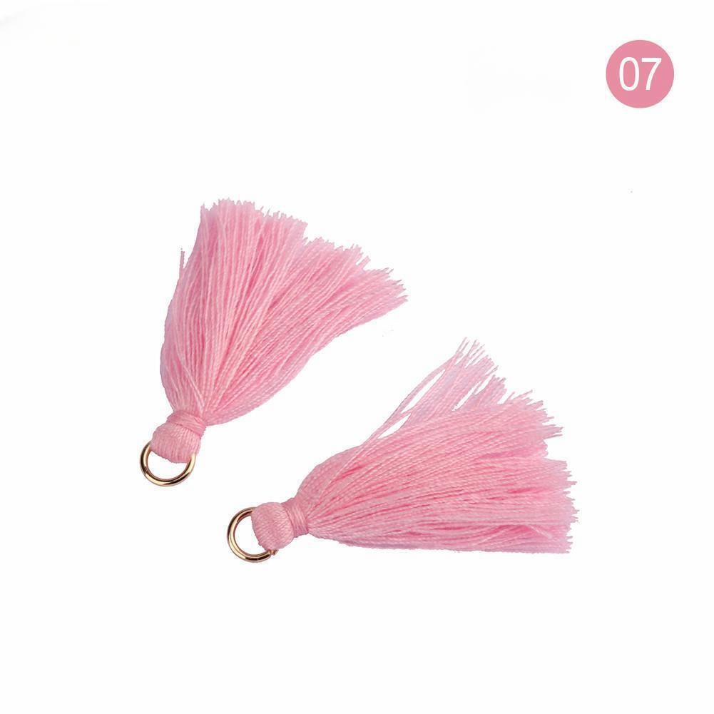Colorful Cotton Tassel 3cm Garment Decoration Cotton Thread Tassels