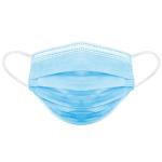 Blue 3 Ply Disposable Mask , Earloop Medical Mask Good Breathability