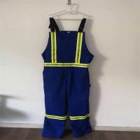 Buy cheap UL NFPA2112 CFR Reflective Bib Overalls Safety For Oil And Gas Workers product
