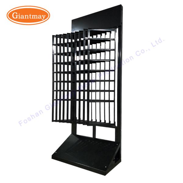 Buy cheap Showroom Metal Frame Ceramic Tile Rack Floor Display from wholesalers