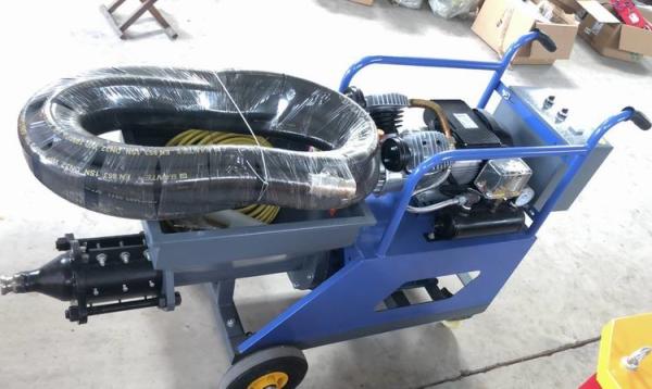 Buy cheap 4KW Wall Mortar Cement Spray Plaster Machine 200m2/h 60L Hopper Volume from wholesalers