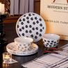 Buy cheap Mothers Day Porcelain Dinnerware Sets Under Glazed With Plant Pattern from wholesalers