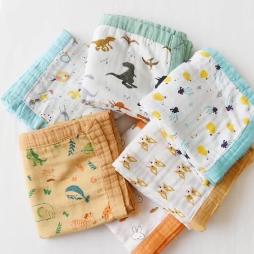 Buy cheap Organic Baby Receiving Blankets Superfine Fiber Customized Layers from wholesalers