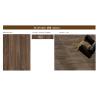 Buy cheap 1220mm Click SPC Vinyl Flooring Soundproof Walnut Burlywood Wood Grain GKBM JR-W17022 from wholesalers