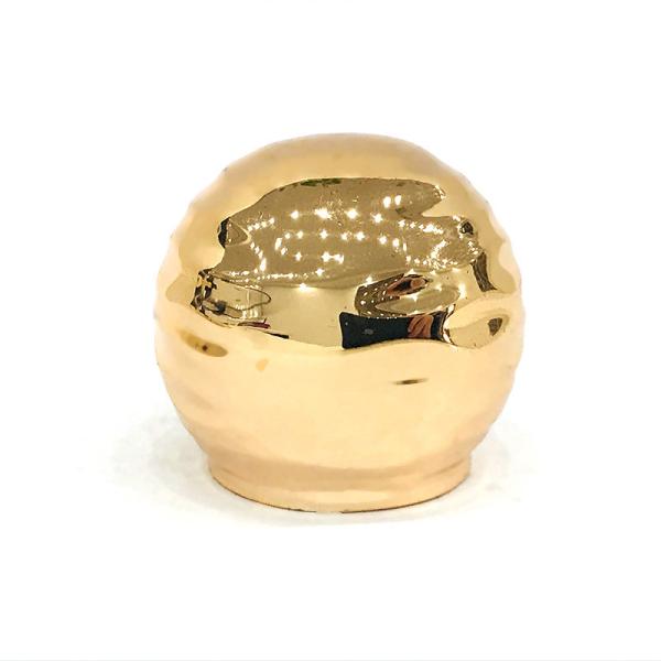 Buy cheap Classic Zinc Alloy Gold Ball Shape Metal Zamac Perfume Bottle Cap from wholesalers