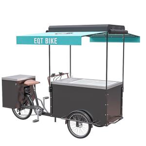 Wholesale Customizable Multifunctional Ice Cream Bicycle Cart 300KG Load Capacity from china suppliers