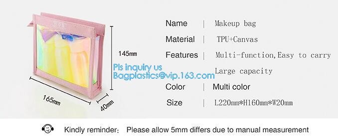 plastic A4 file bag document bag, children traveling EVA bag, resealable slider clothes packing, slider zip lock with ho