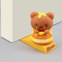 Buy cheap Novelty Funny Door Draft Wedge Rubber Cute Bear Shaped Door Wedge Stopper product