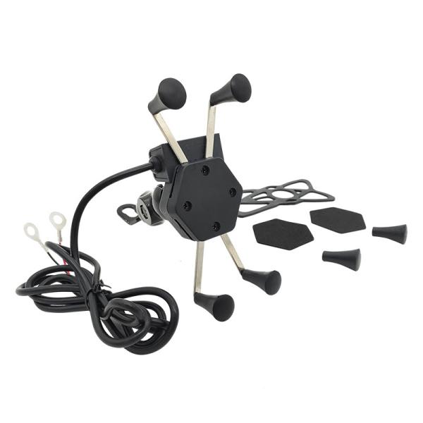 Buy cheap QC 3.0 18W Motorcycle Cell Phone Mount With Charger RoHS Listed from wholesalers