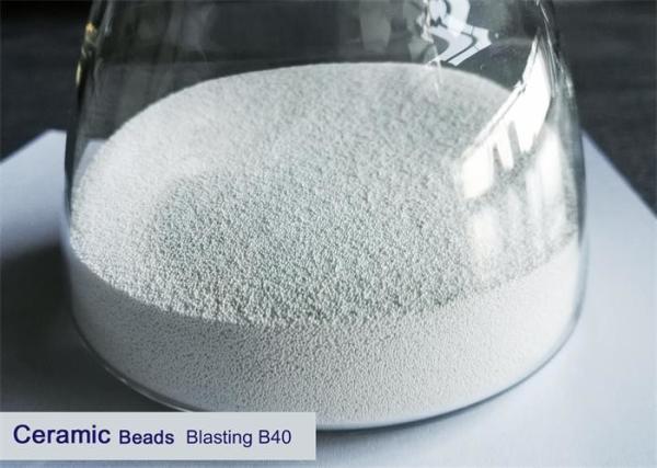 Buy cheap Ceramic Bead Blasting B40 and B60 In 25 Kgs Barrel for molds Sandblast Cleaning from wholesalers