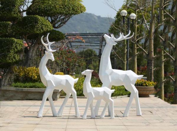 Buy cheap Painted Surface Garden Animal Statues Stainless Steel Garden Ornaments from wholesalers