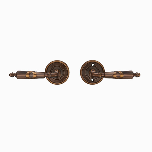 Amertop Entry Lever for Office Door Handle with a Modern Contemporary Design for Interior and Exterior Doors