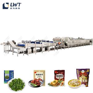 Wholesale Seasoning vegetable production line Pre-cooked vegetable cooling and blow-drying production line from china suppliers