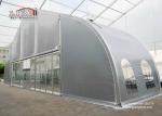 Metal Frame Tents For Exhibiton 35m Width Fire Retardant TFS Tent With White PVC