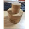 Buy cheap 5g 100g 50g bamboo cosmetic jars For Face / Eye Cream / Body Lotion from wholesalers