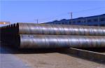 S235 Spiral Welded Steel Pipes with special coating as piles