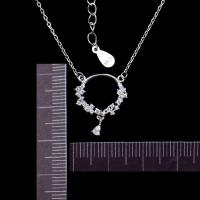 Buy cheap Vintage Design 925 Silver Necklace For Womens Rose Gold Plating product