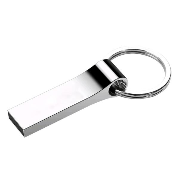 Buy cheap ODM 32GB 64GB 128GB Silver Metal Usb Drive full Memory with keychain from wholesalers