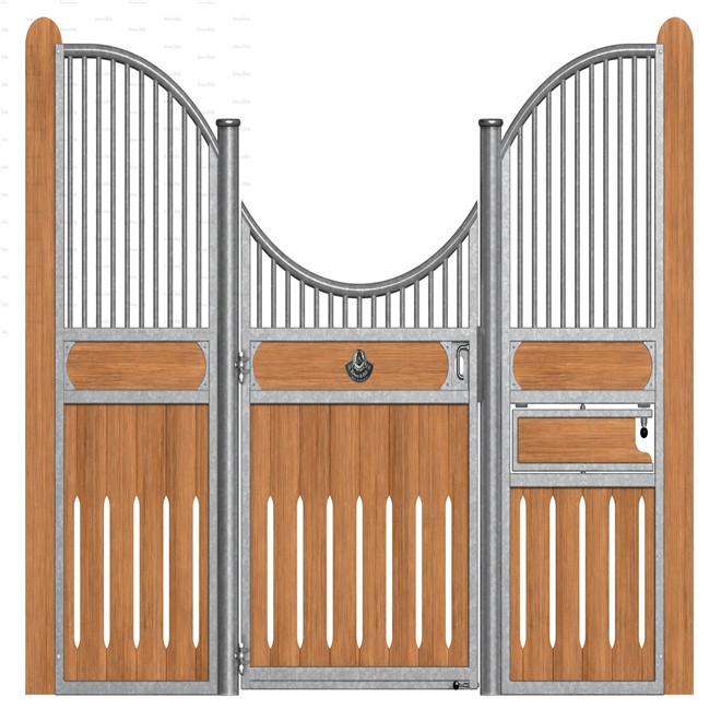 Portable Galvanized Steel Pipe Horse Stable Fence Panel As Paddock