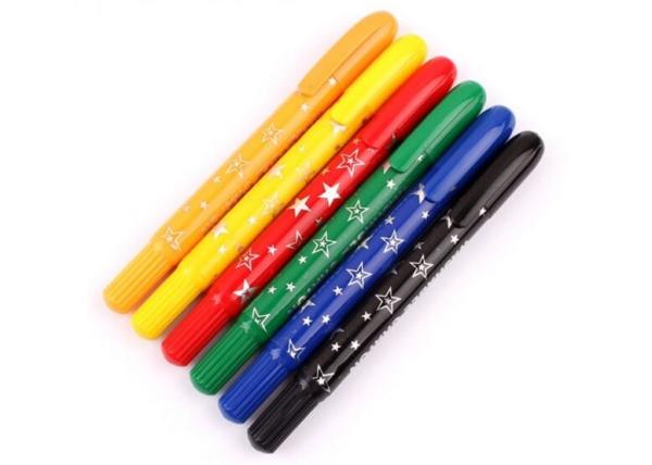Eco-friendly fancy 6 colored Non-toxic wax crayon set/cheaper and good fashion
