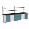Buy cheap Anti Corrosion Steel Laboratory Test Bench With Rack from wholesalers