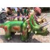 Buy cheap Lovely Kiddie Rides Animatronic Cartoon Walking Dinosaur Motorized Toy Car from wholesalers