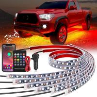 Buy cheap 6Pcs Car Underglow digital strip light Multi Color DIY Sound Active Function product