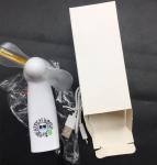 Customized Logo Plastic Mini LED Fan Light Up Message Fan Innovative Gift