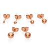 Buy cheap Fashion Jewelry Earrings Stainless Steel Round Ball Stud Earrings 4-10mm from wholesalers