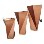 Custom gold metal wedding flower stand pot wedding decoration