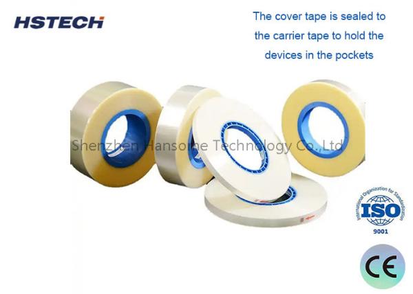 Buy cheap Transparent Hot Sealing PET Material, 0.2Mpa Sealing Pressure, Width 9.3mm SMD Component Counter Cover Tape from wholesalers