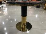 Round Customizable Marble Iron Coffee Table For Living Room