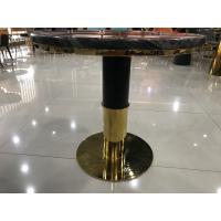 Buy cheap Round Customizable Marble Iron Coffee Table For Living Room product