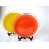 Buy cheap 10 Inch Transparent Edge Tinting Color Glass Charger Plates from wholesalers