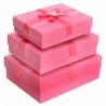 Buy cheap High quality gift packaging full printing luxury jewery packaging paper box bowknot gift from wholesalers