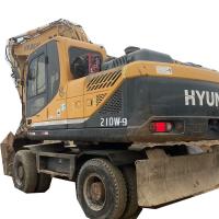 Buy cheap Used Hyundai 210W-9 Wheel Excavator Multifunctional Original Version product