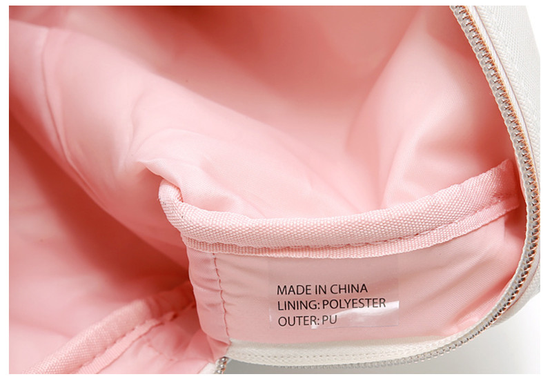 Wholesale Cheap Multi-Function Travel Pink White Cosmetic Wash Bag