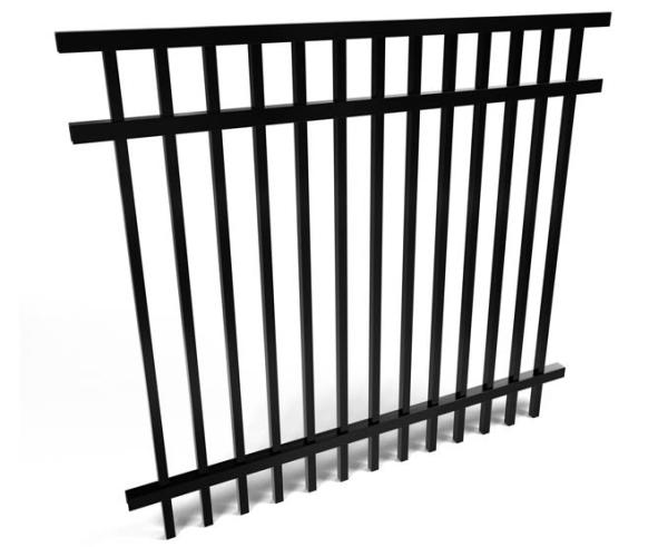 Buy cheap Powder Coating Iron Wrought Fence 1.2mm-2.5mm 8ft 7ft Galvanized Surface Treatment from wholesalers