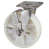 Buy cheap 290kg Maximum Load Stainless 8" Plate Brake Tpa Caster S7128-25 with Plastic Bearing from wholesalers